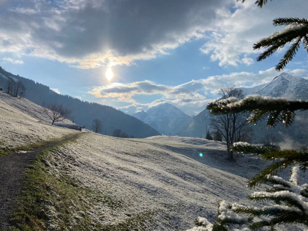 Sonnenaufgang genießen und Wandern im Lechtal für das Immunsystem.