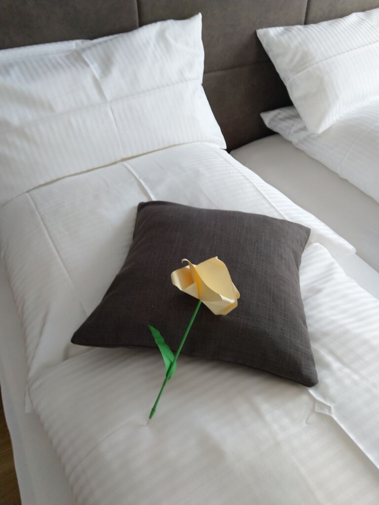 Romantisch mit einer Rose für die Allerliebste.
