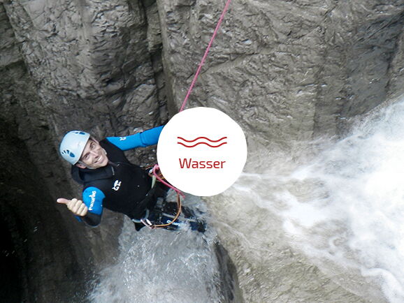 Aktivurlaub an den Outdoor-Aktiv 4 Elements im Naturpark-Lechtal.