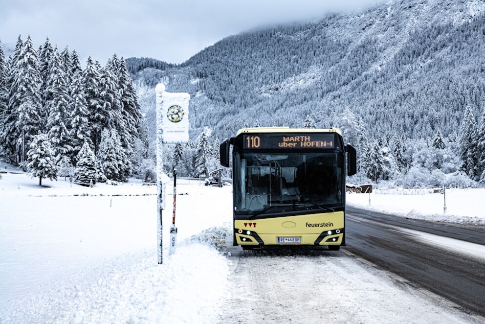 Wanderbus im Winter wie im Sommer im Lechtal nutzen.