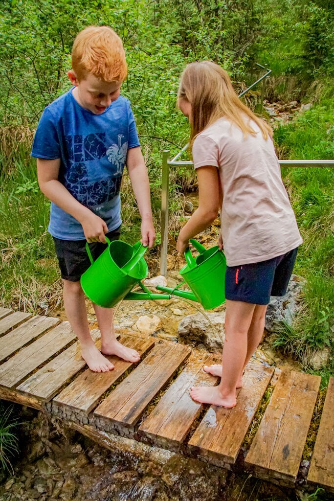 Aufguss auch für Kinder geeignet.