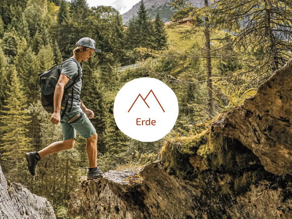 4 Elements im Naturpark-Lechtal mit Element Erde beim Wandern genießen.