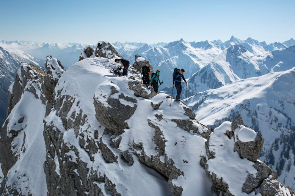 Werden Sie ein Gipfelstürmer bei den Skitouren-Tagen im Lechtal.