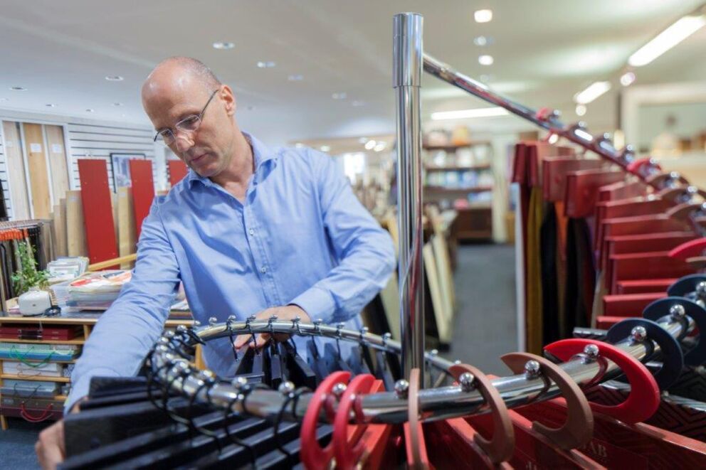 Produktportfolie des Ausstattungshauses Schennach in Reutte.