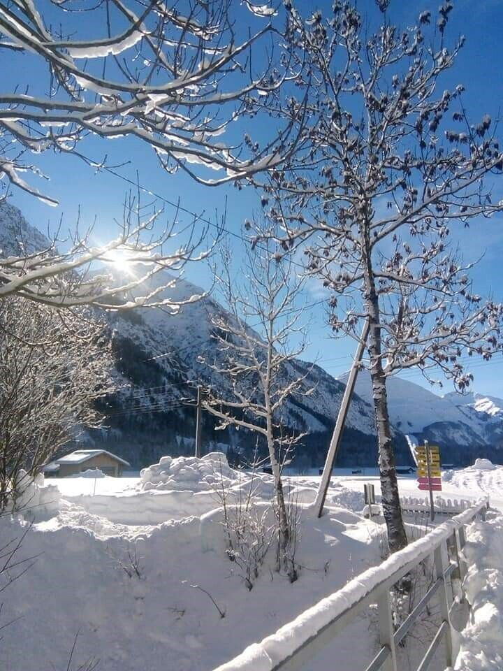 Wandern in der Sonne rund um den Höhenbach in Holzgau.