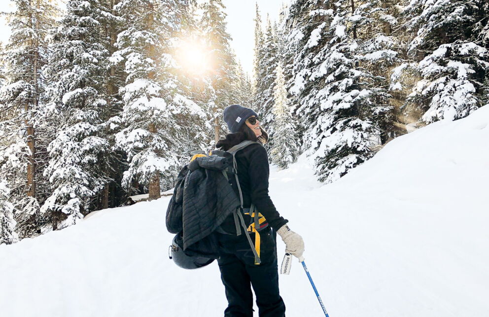 Wandern im Winter mit der Dorfstube.