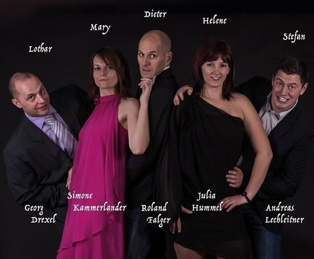 Bühnenstück "Aufguss" und Besetzung Theater Holzgau.