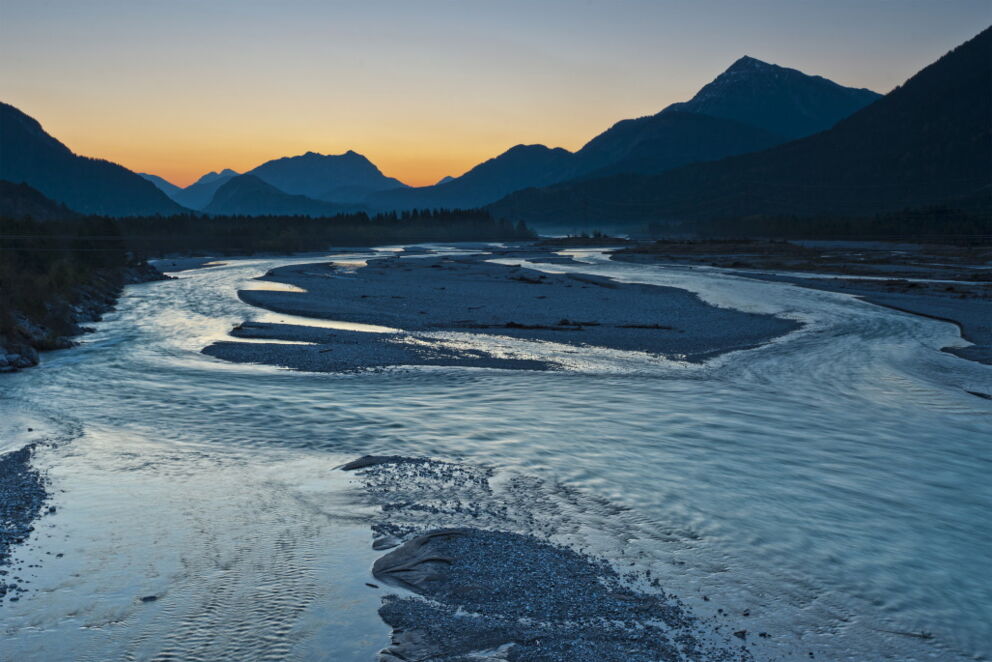 Wildfluss "Lech" erkunden am weitwanderweg "Lechweg".