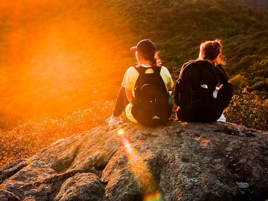 Wandern mit der besten Freundin im Naturpark-Lechtal.