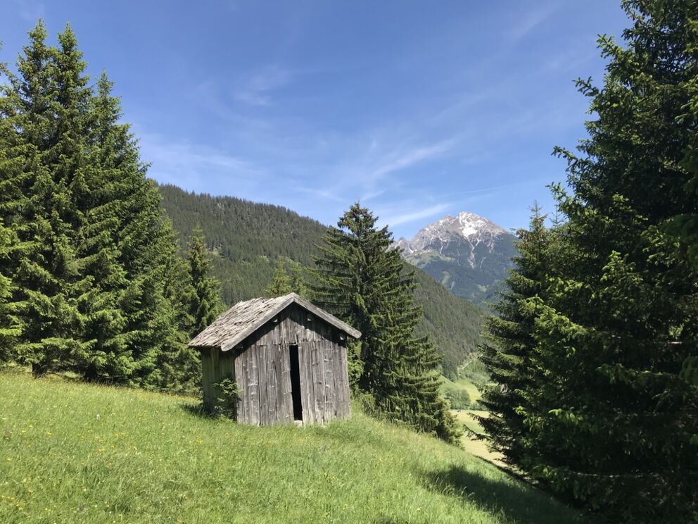 Lechtaler Heupill für die Lagerung des Wiesenheus bis zum Winter.