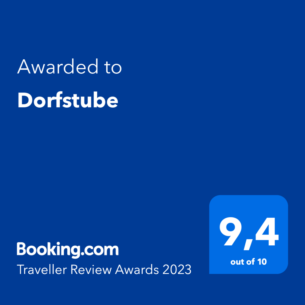 Booking Award rating 2023 9,4 von 10 Punkten.