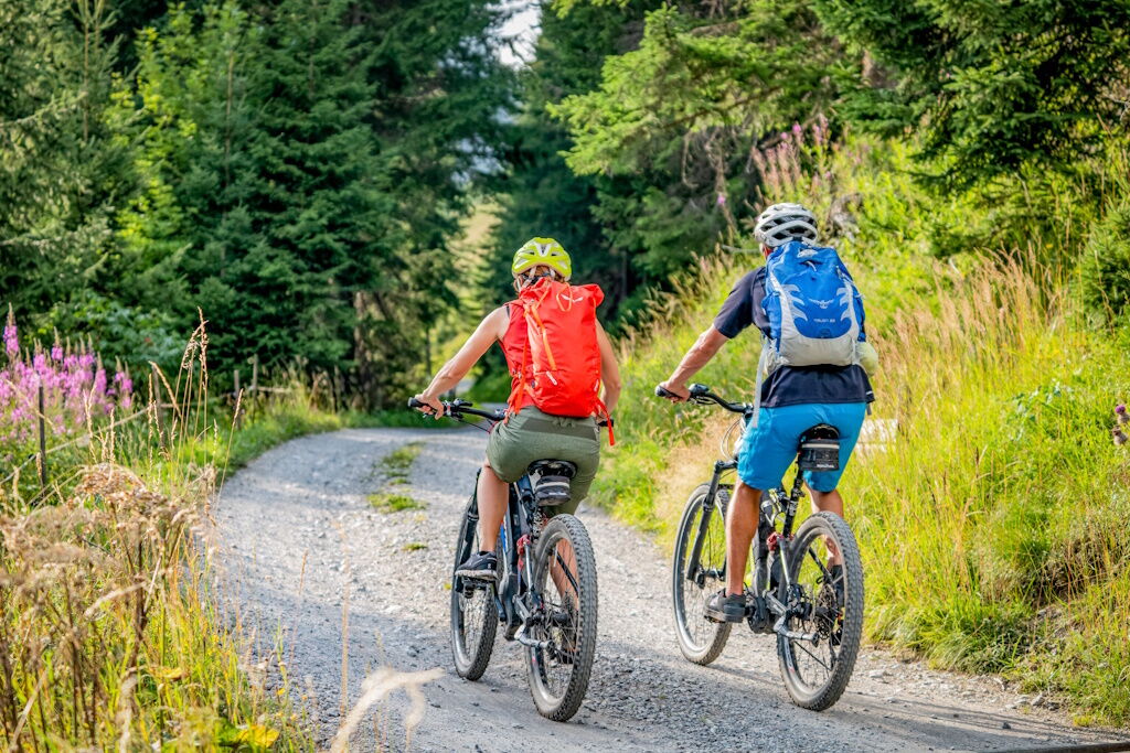 Mountainbike-Tour im Naturpark Lechtal.