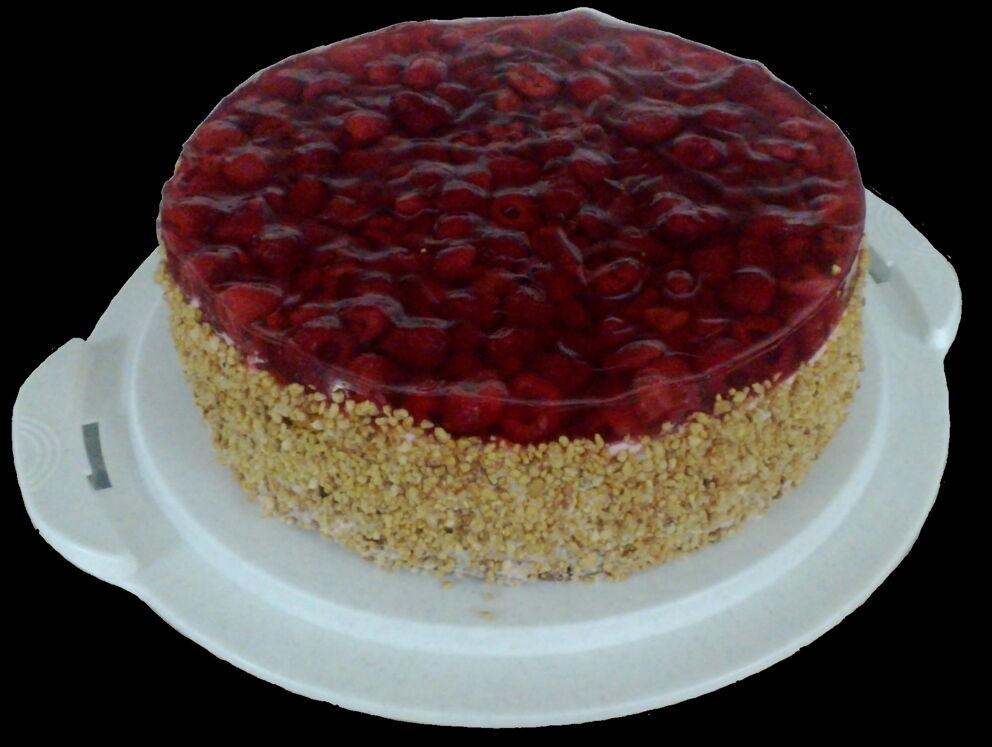 Hausgemachte Himbeertorte in der Dorfstube genießen bei einer guten Tasse Kaffee.