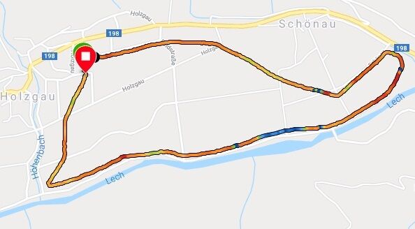 Langlaufrunde Holzgau-Schönau. Eine Kombination zur Langerfeldrunde, oder Höhenbachrunde ist problemlos möglich.