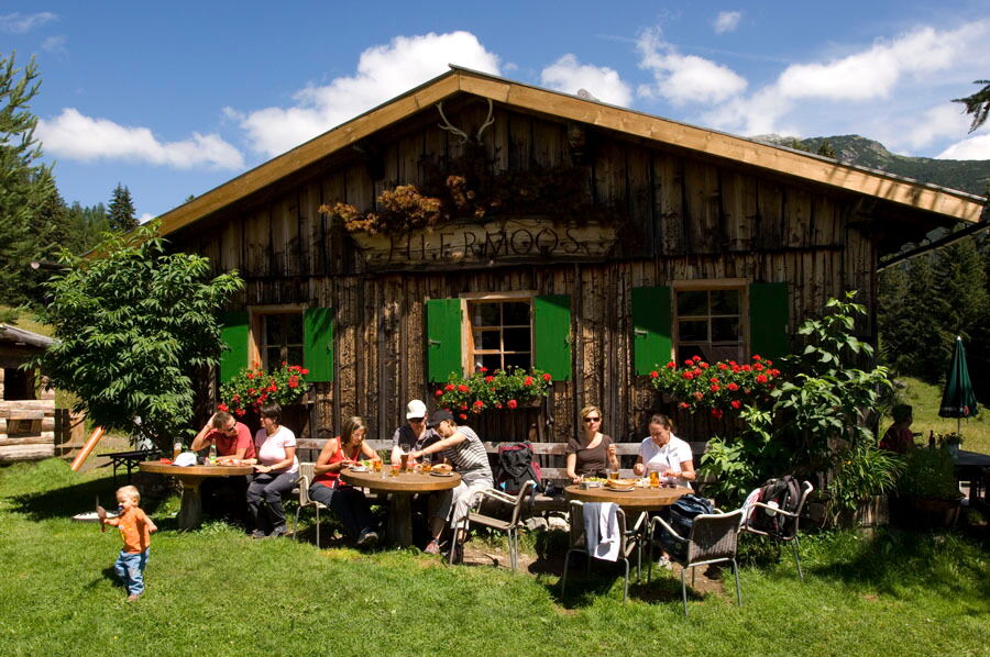 Mit dem Fahrrad, oder auch gemütlich zu Fuß zur Gamsfroni im Bockbachtal.