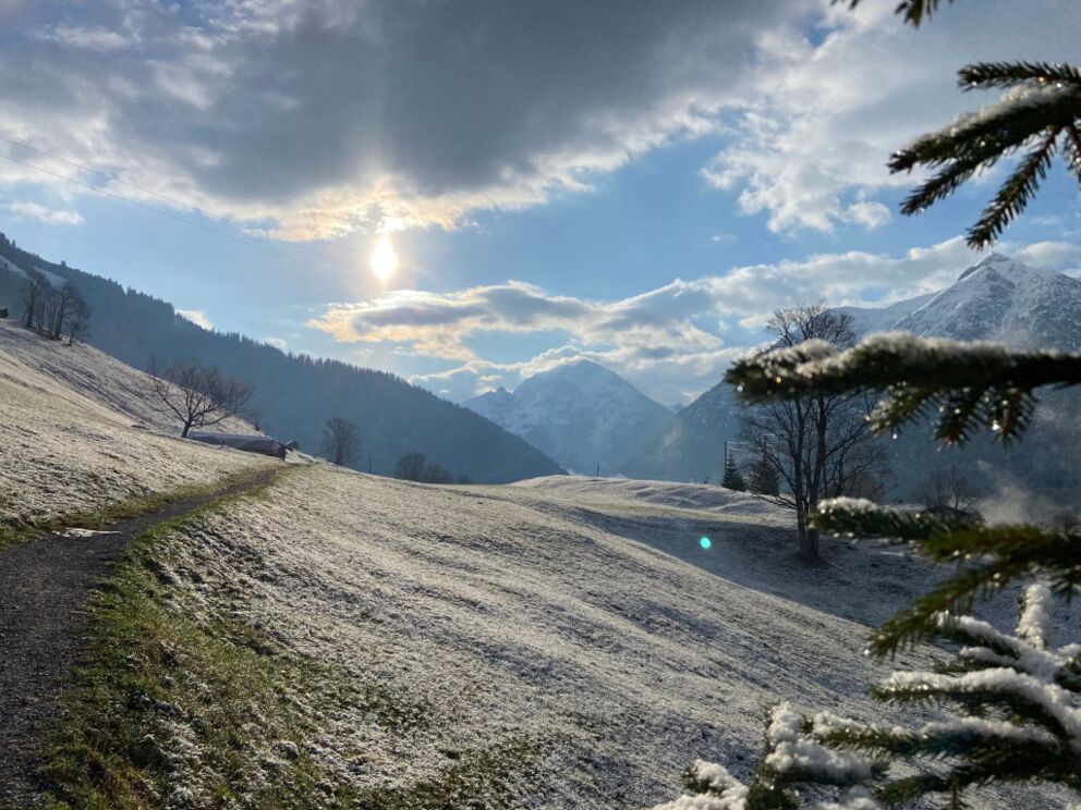 Sonnenaufgang genießen und Wandern im Lechtal für das Immunsystem.